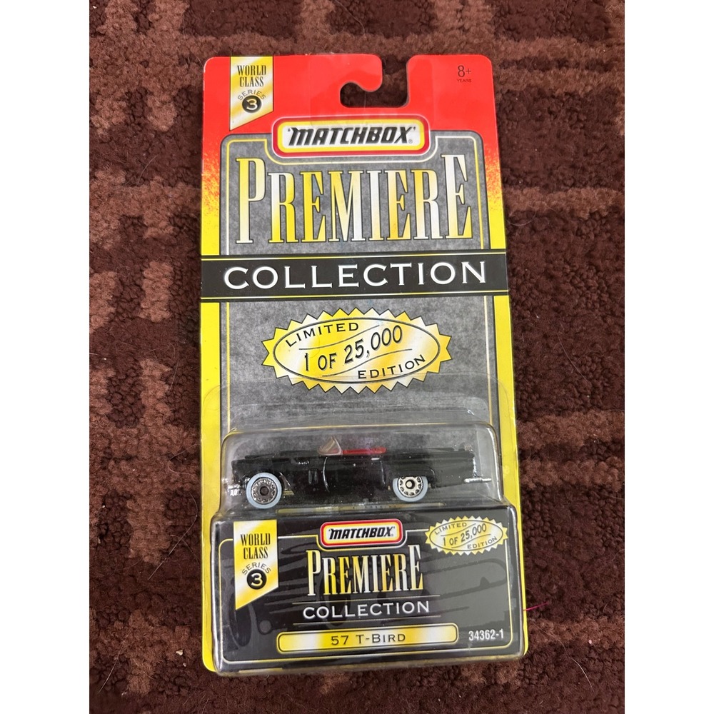 Matchbox Premiere Collection 57 T-Bird World Class Series 3 Black‎ 1 of 25000